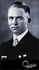 Portrait du Kapitänleutnant Günther Prien
