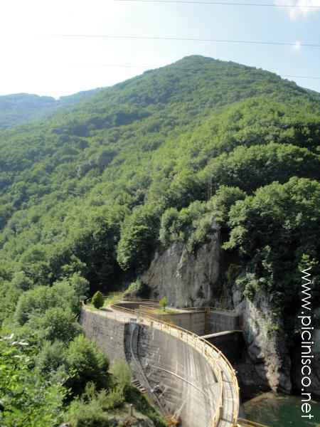 Le barrage de Grotta Campanaro