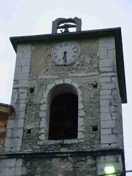 Le campanile de l' Eglise de Saint Janvier